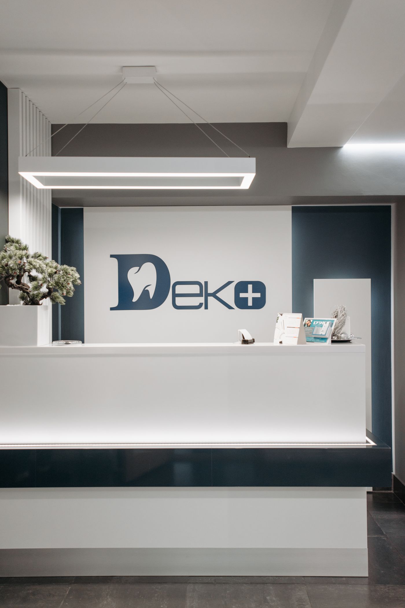 Recepcja kliniki Centrum Demed na Mokotowie